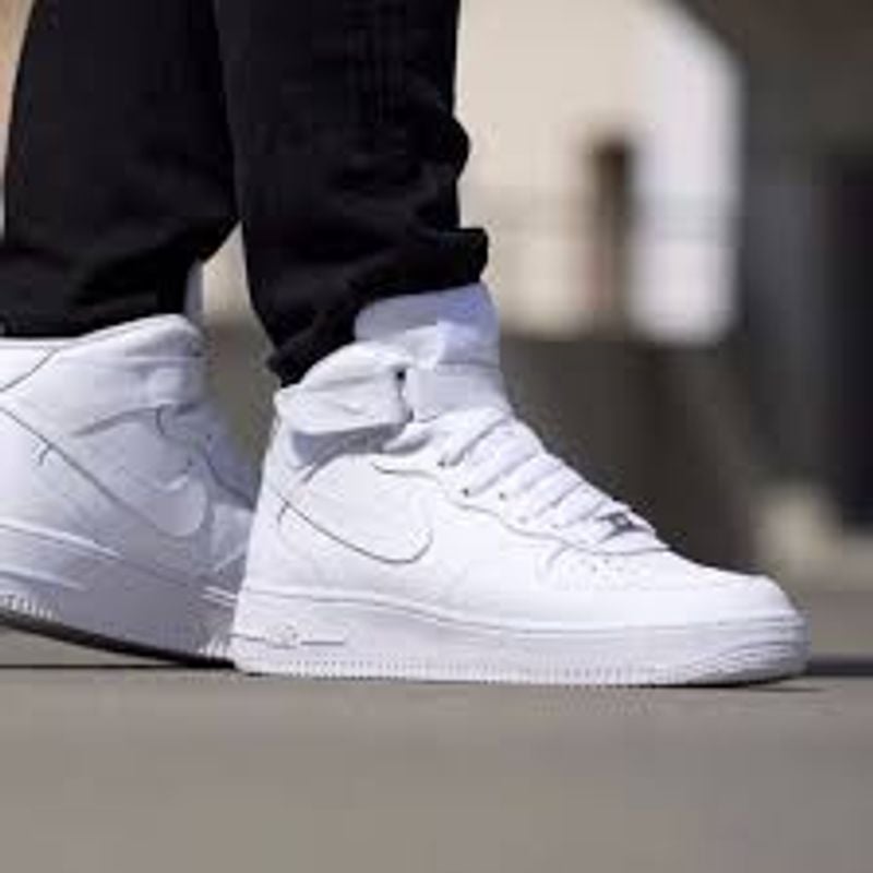 Tênis nike store cano alto branco