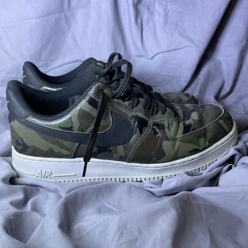 T锚nis nike air force 1 '07 2024 lv8 masculino camuflado