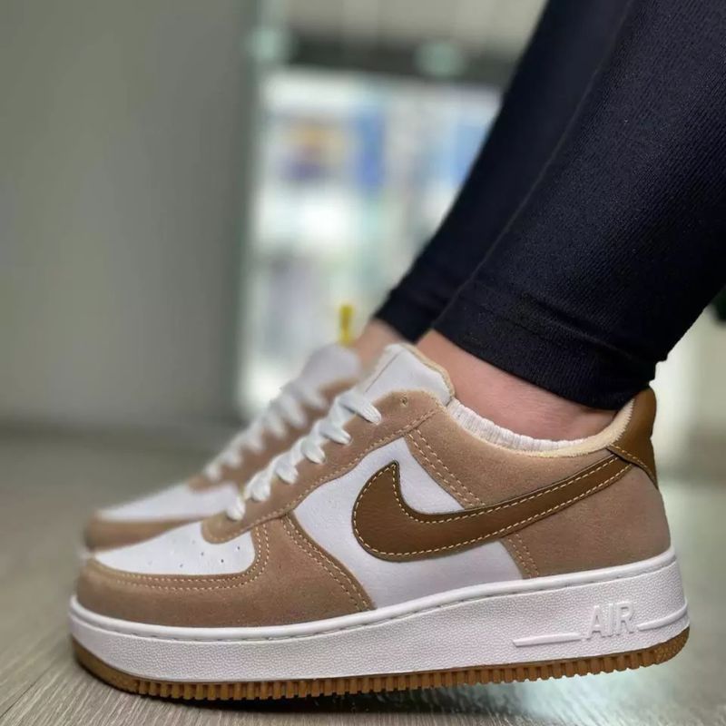 Marrom Air Force Caramelo Tênis Air Force Nike Air Caramelo Tênis