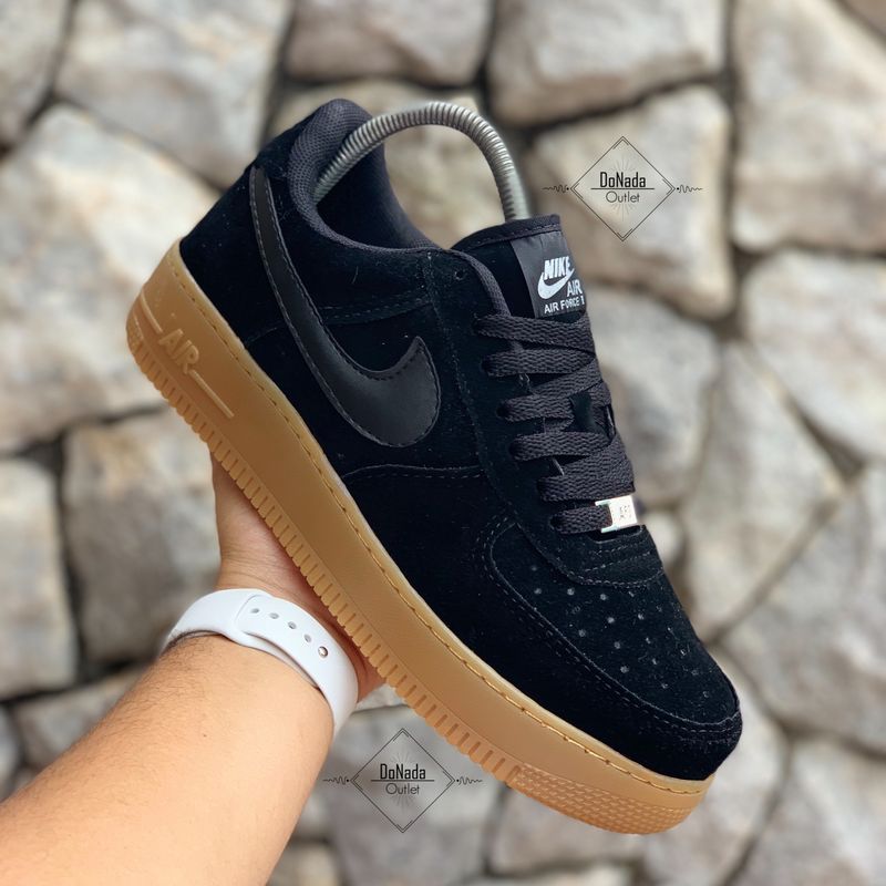 Tenis Nike Air Force Camurca Preto Marrom N.41 Tenis Masculino Nike Nunca Usado 45452054 enjoei
