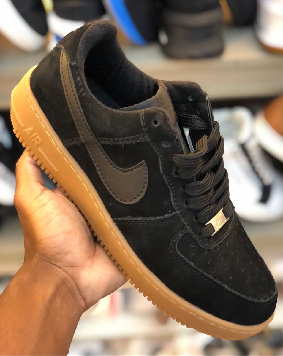 tenis nike camurça preto