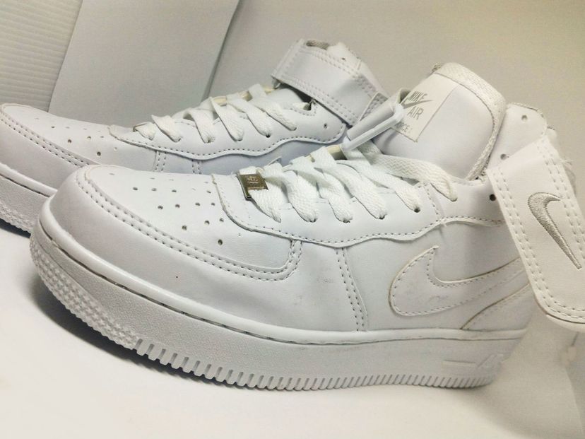 Tênis Nike Air Force Cano Alto Branco Tênis Feminino Nike Nunca Usado 29436613 Enjoei