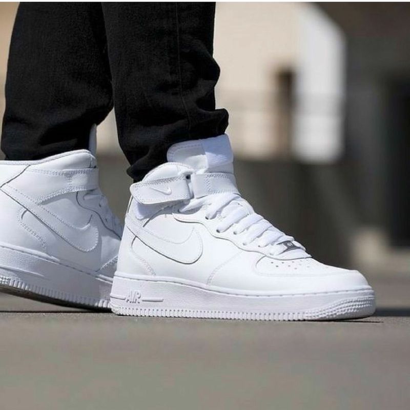 Air force sale cano alto branco