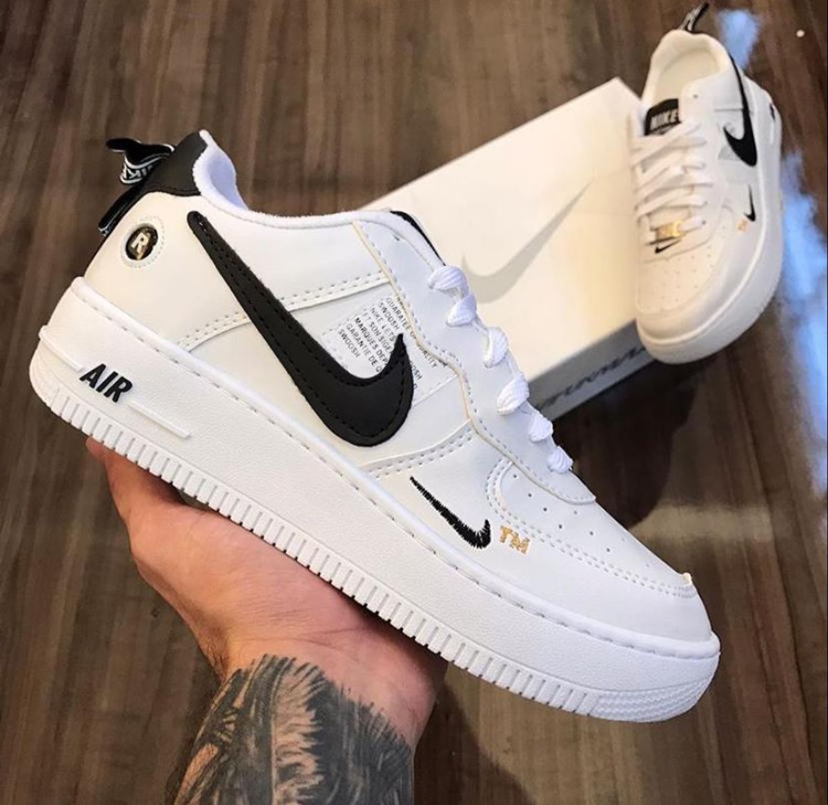 nike branco cano baixo