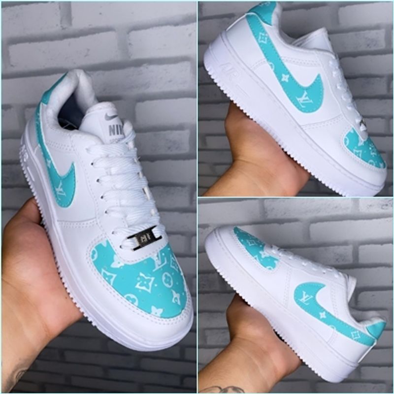 Tenis Air Force Nike Branco e Preto 37 | Tênis Feminino Nike Nunca Usado  39773423 | enjoei