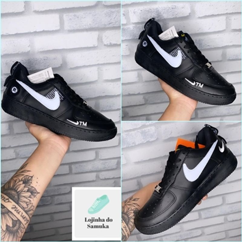 Tênis Nike Air Force Lv Preto Super Promoção da Loja Envio Imediato, Tênis  Masculino Nike Nunca Usado 47067320