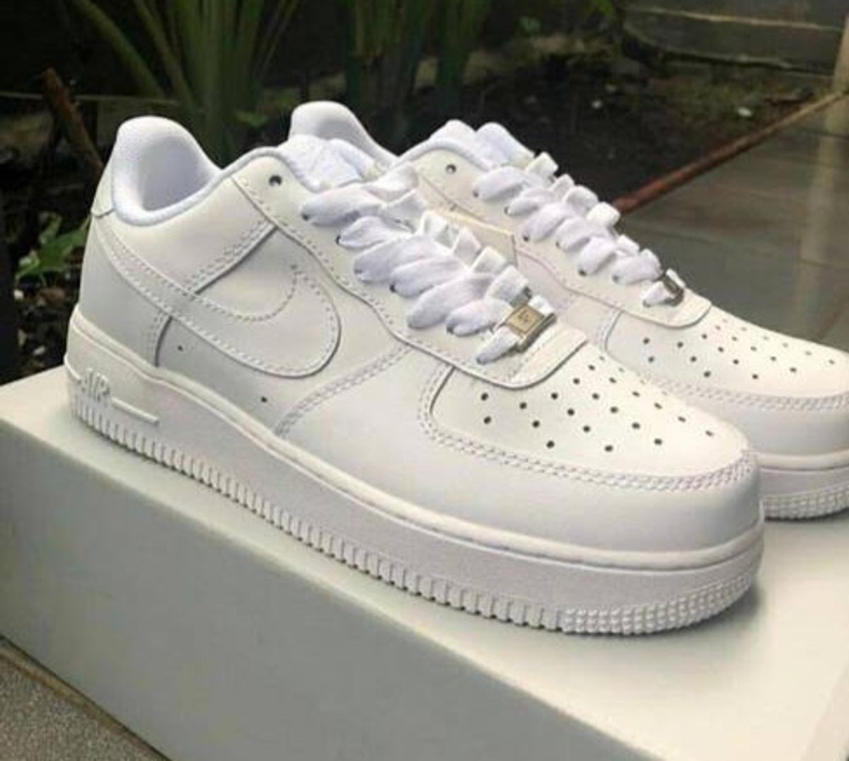 Tênis Nike Air Force One Branco Tam 43 Cano Baixo - Envio Imediato ...