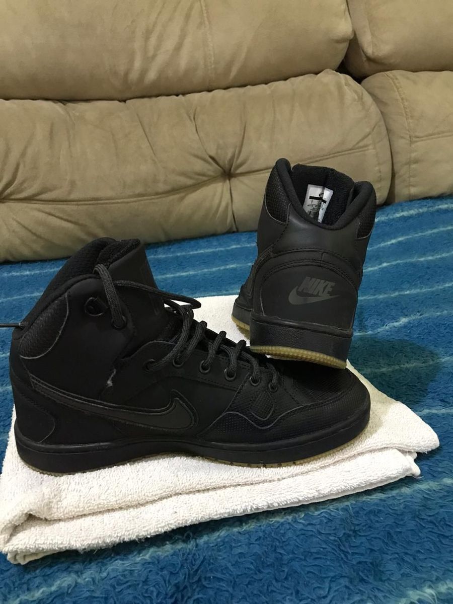 nike air cano alto preto