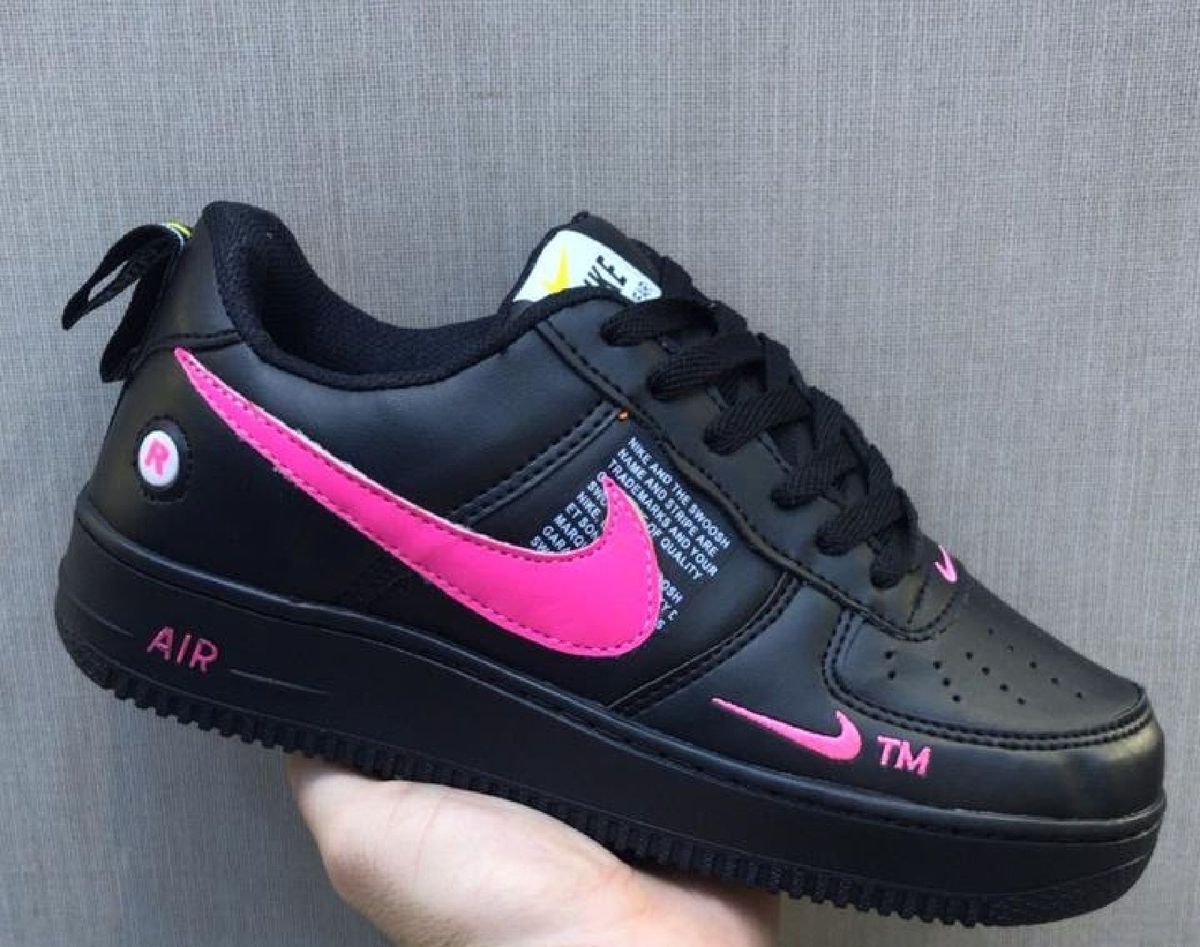 nike feminino preto e rosa