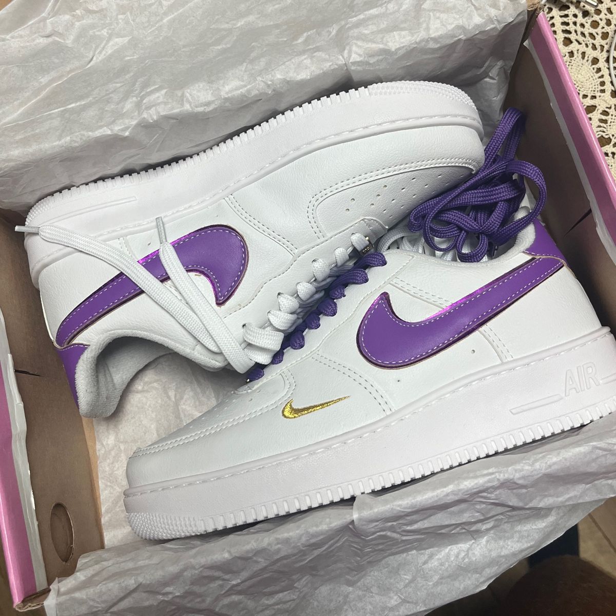 Tênis Nike Air Force Roxo | Tênis Feminino Nike Nunca Usado 86248282 ...