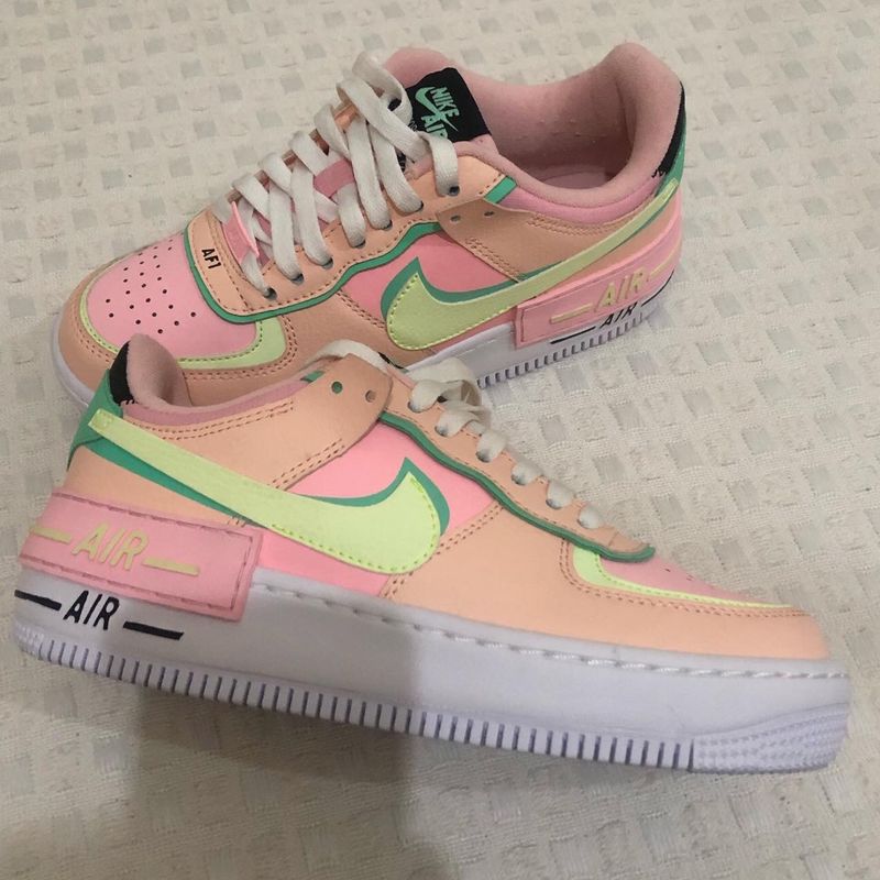 Nike neon cheap air force