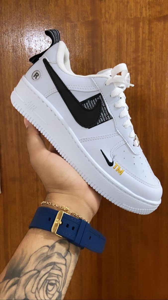 Tênis Nike Air Force Branco Preto Envio Imediato, Tênis Feminino Nike  Nunca Usado 41708245, enjoei