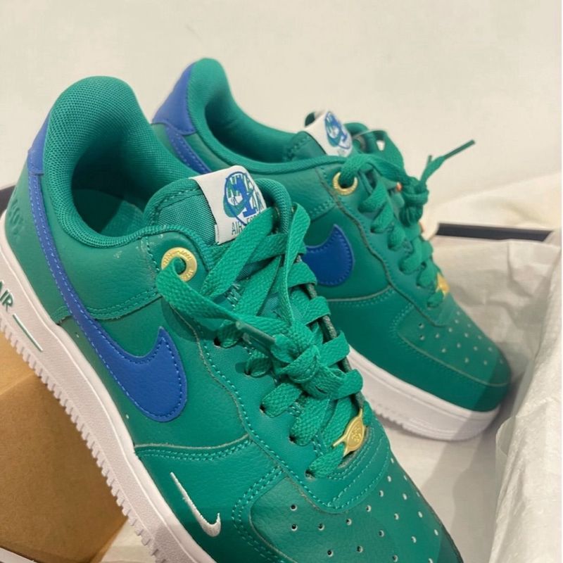 Nike verde e azul best sale