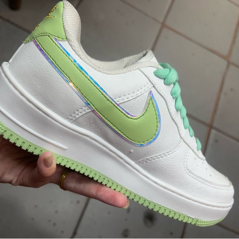 Nike air sales force verde limao