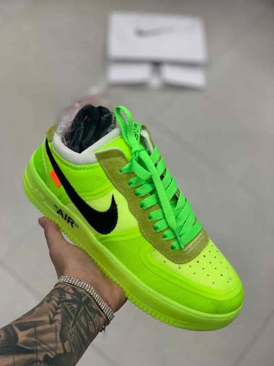 tenis nike air force verde