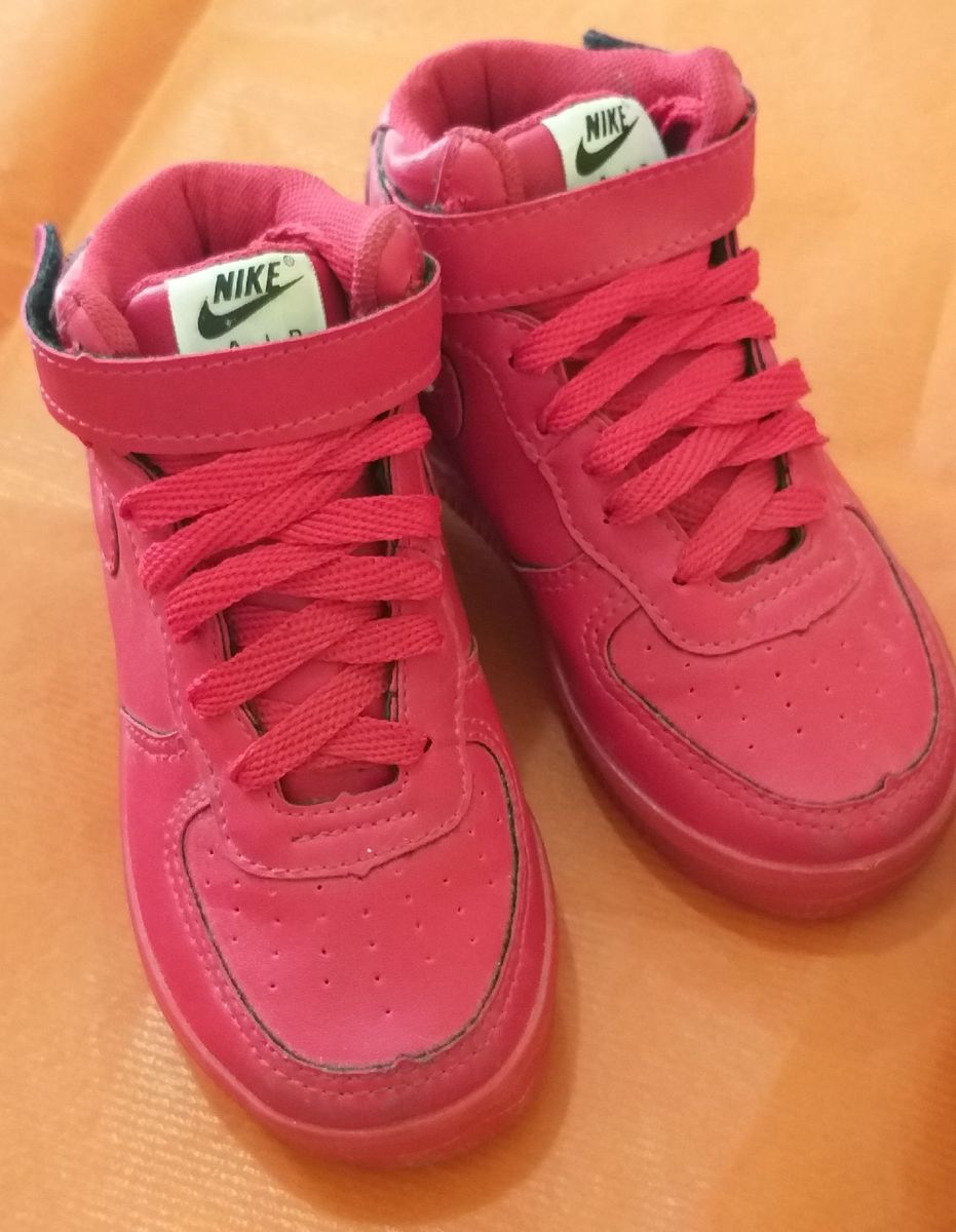 nike air force vermelho cano alto