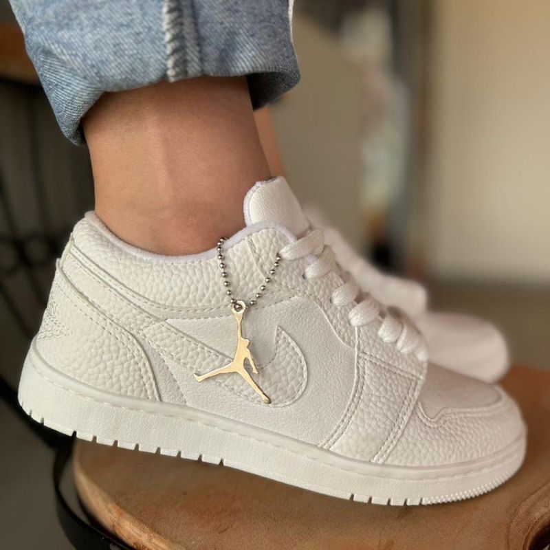 Tênis Nike Air Jordan 1 Low Branco | Nike Nunca Usado 109390776