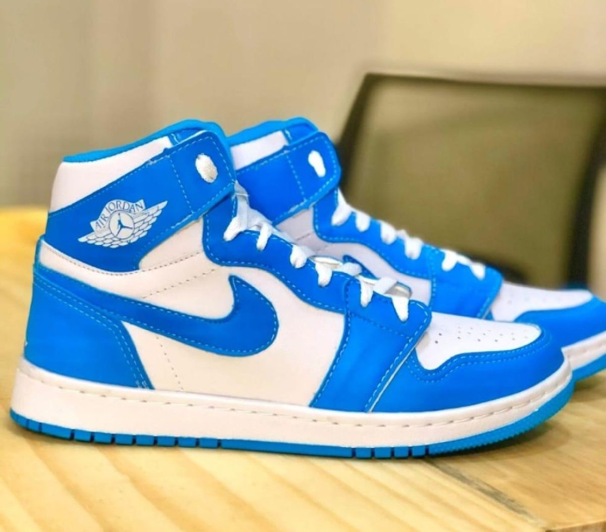 Tenis Nike Air Jordan Azul Bebe 38 Tenis Masculino Nunca Usado Enjoei