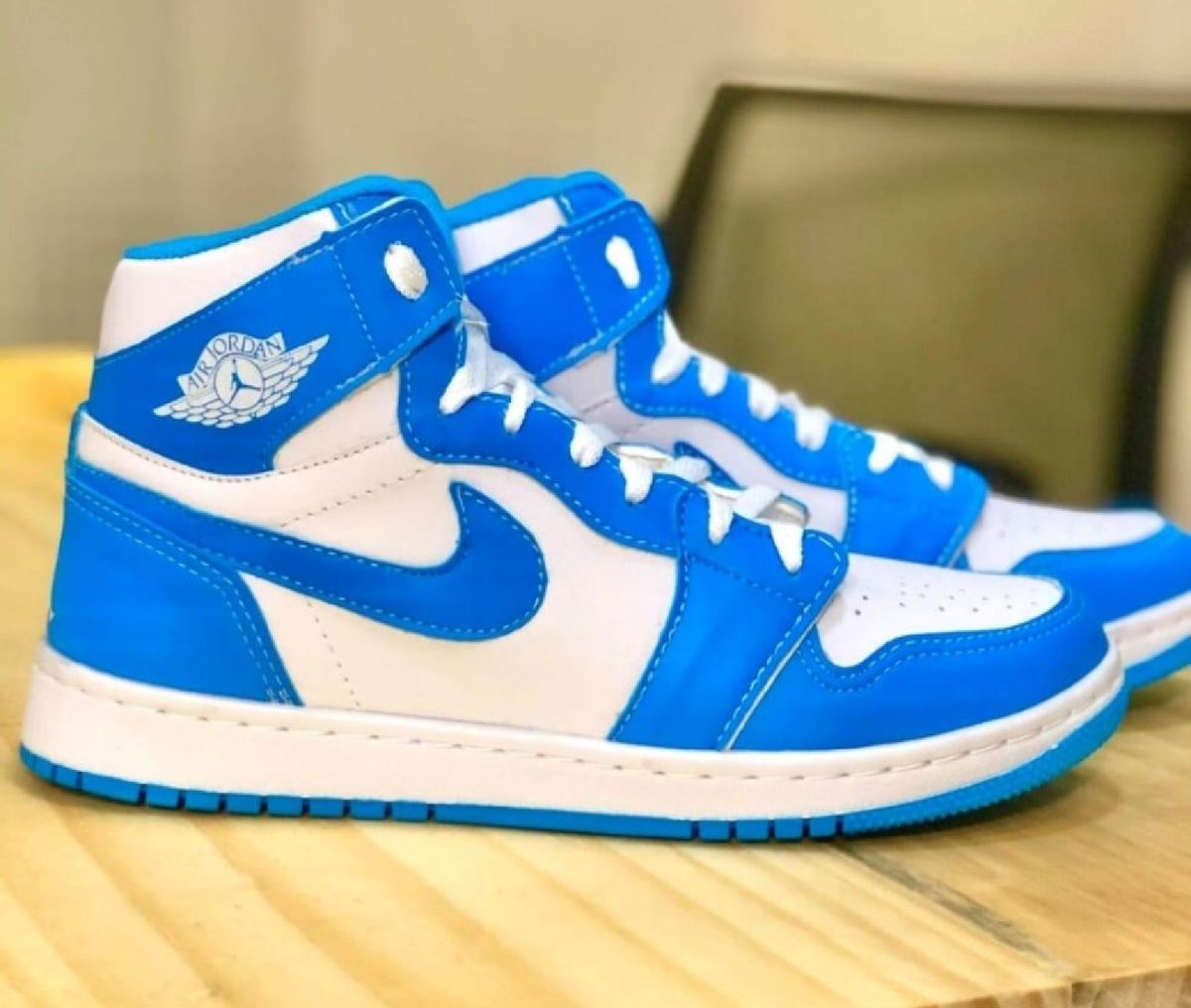 Tenis Nike Air Jordan Azul Bebe 42 Tenis Masculino Nunca Usado Enjoei