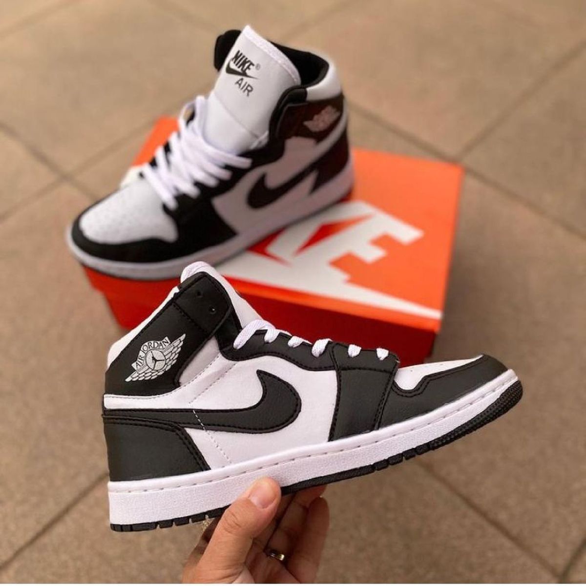 Tenis Nike Air Jordan Branco e Preto 36 | Tênis Feminino Nunca Usado ...