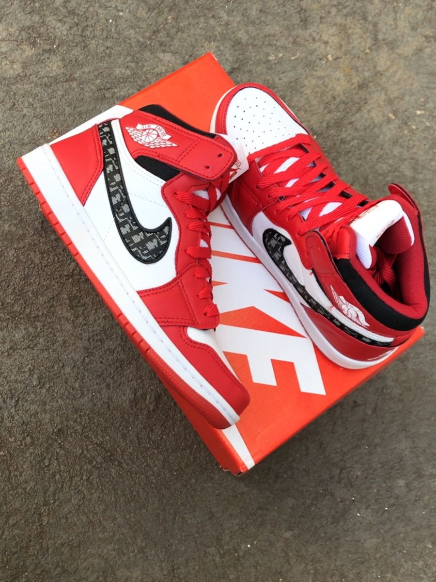 Tênis Nike Air Jordan Dior Red 34 Ao 43 Tênis Feminino Nike Usado