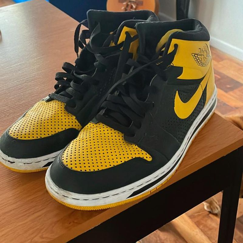 Tênis Nike Nike Air Jordan Amarelo Tênis Air Jordan 