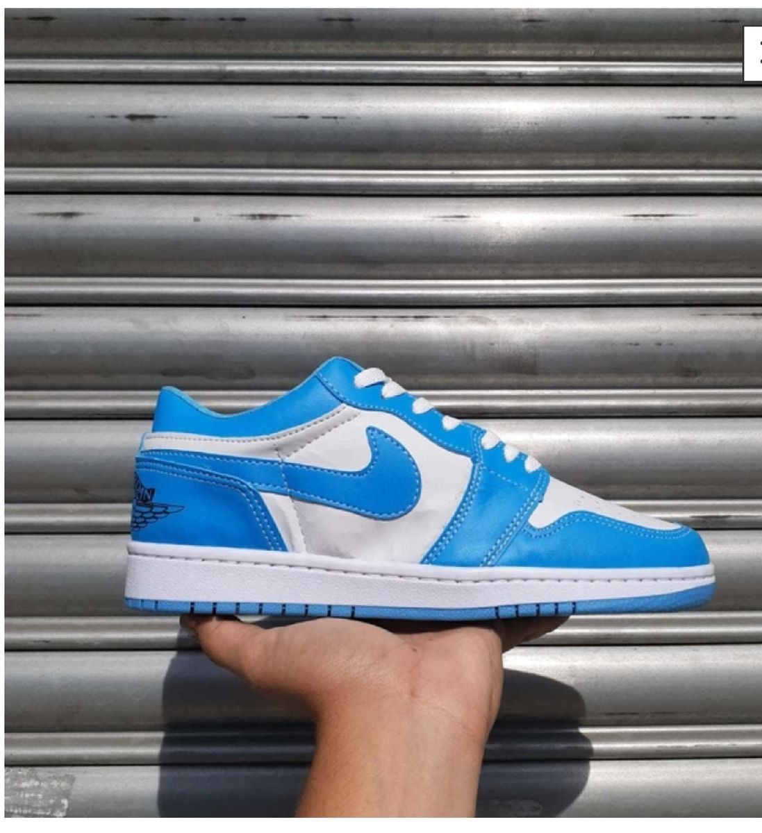 Tenis Nike Air Jordan Low Azul Bebe 43 Tenis Masculino Nunca Usado Enjoei