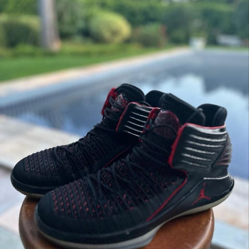 NIKE AIR JORDAN 26cm 未使用 Tênis Nike Air Jordan Xxxii 32 Bred Basketball | Nike Usado