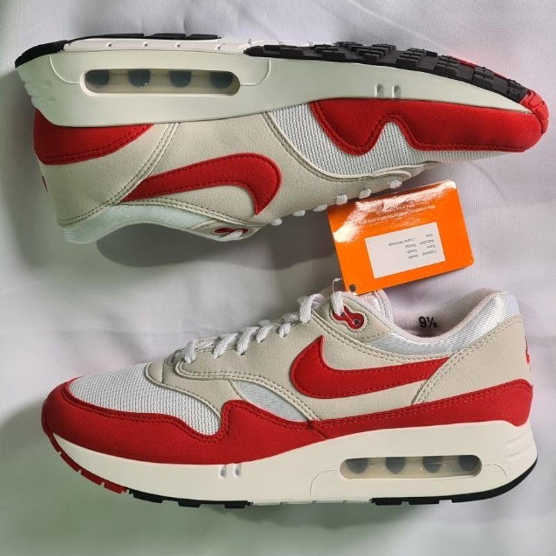 Tenis Nike Air Max 1 Og 86 Big Bubble Sport Red Branco