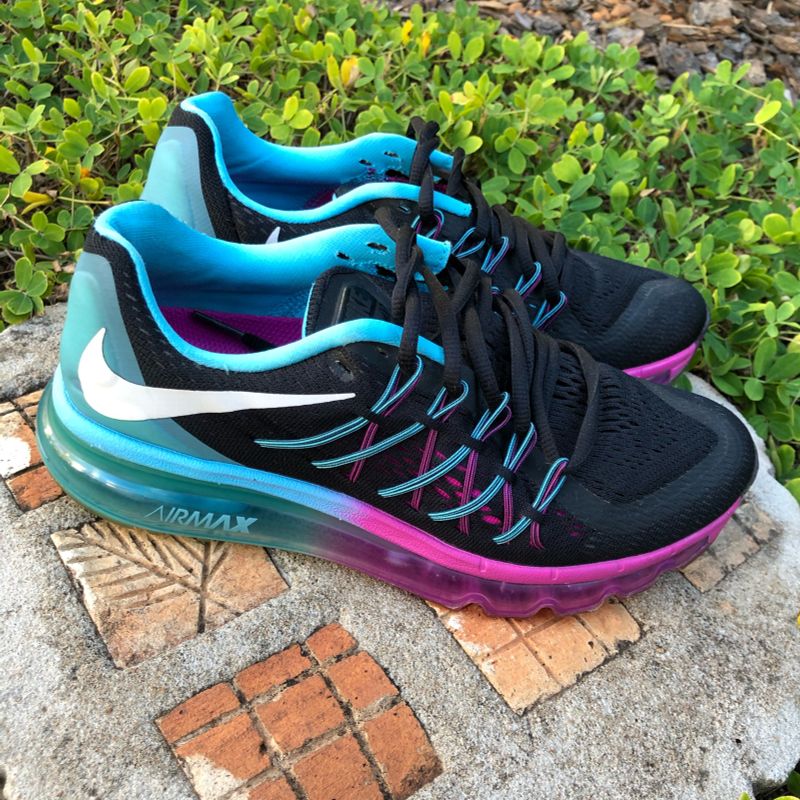 Nike air max 2024 azul e rosa