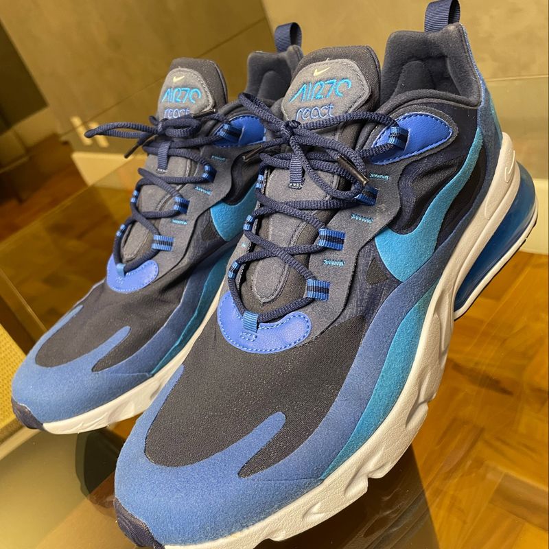 Tênis Nike Air Max 270 React (Impressionism Art) Azul