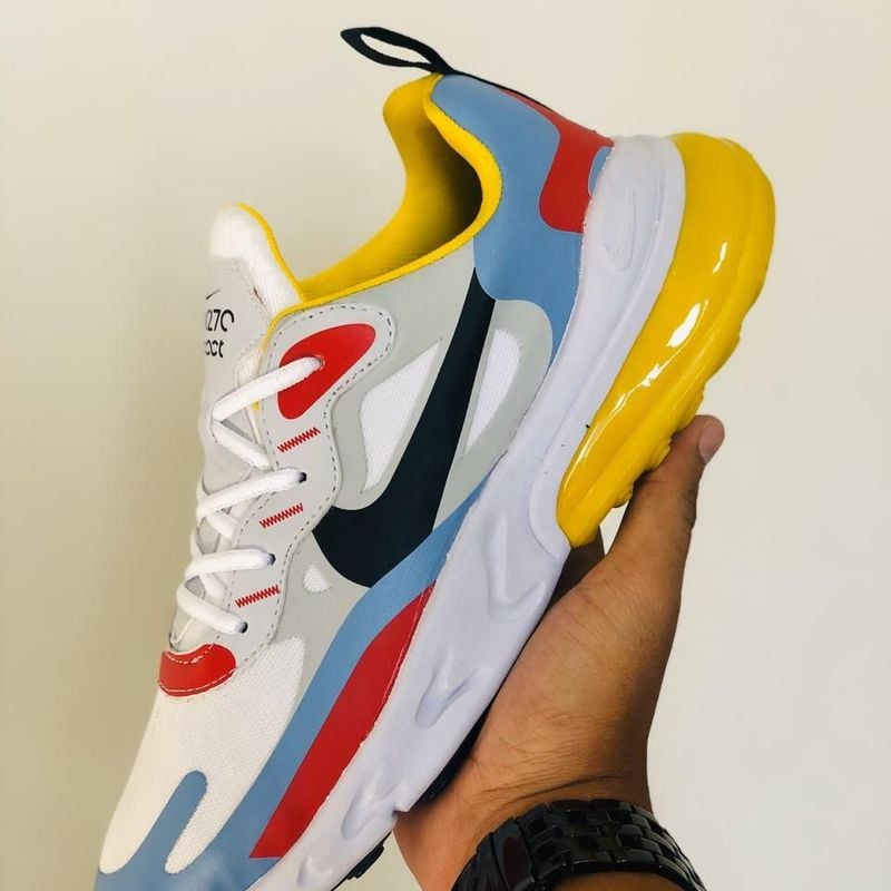 Nike react element online 270 flyknit donna giallo