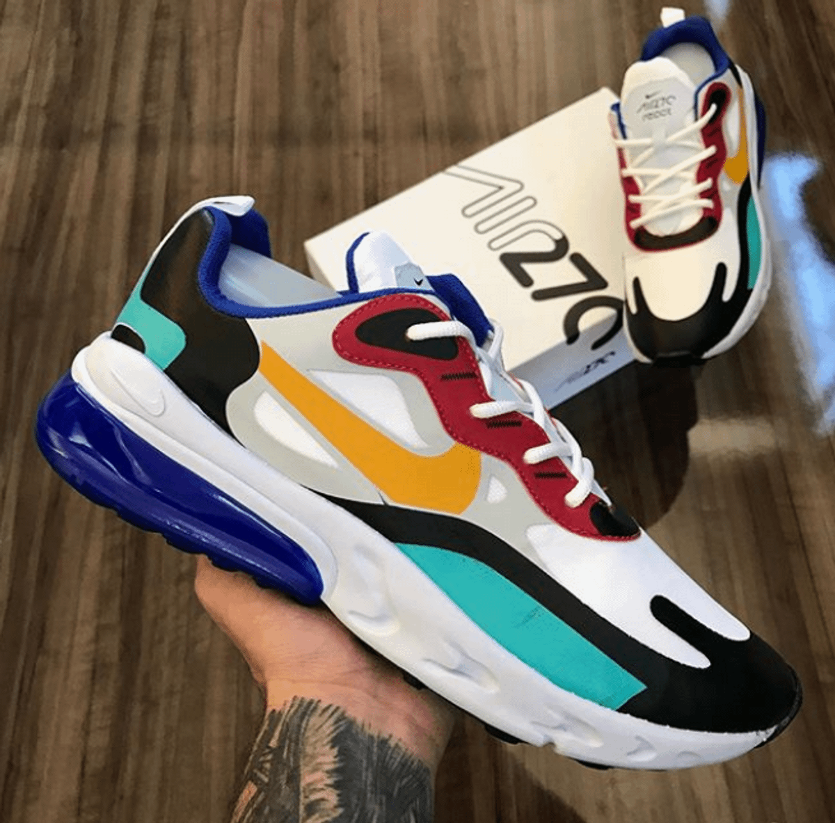 tenis nike bolha azul