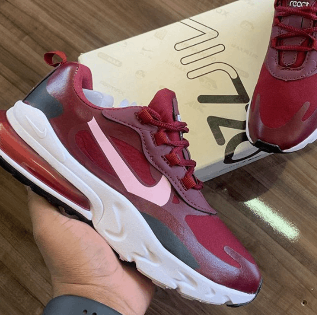 nike air max 270 bordo