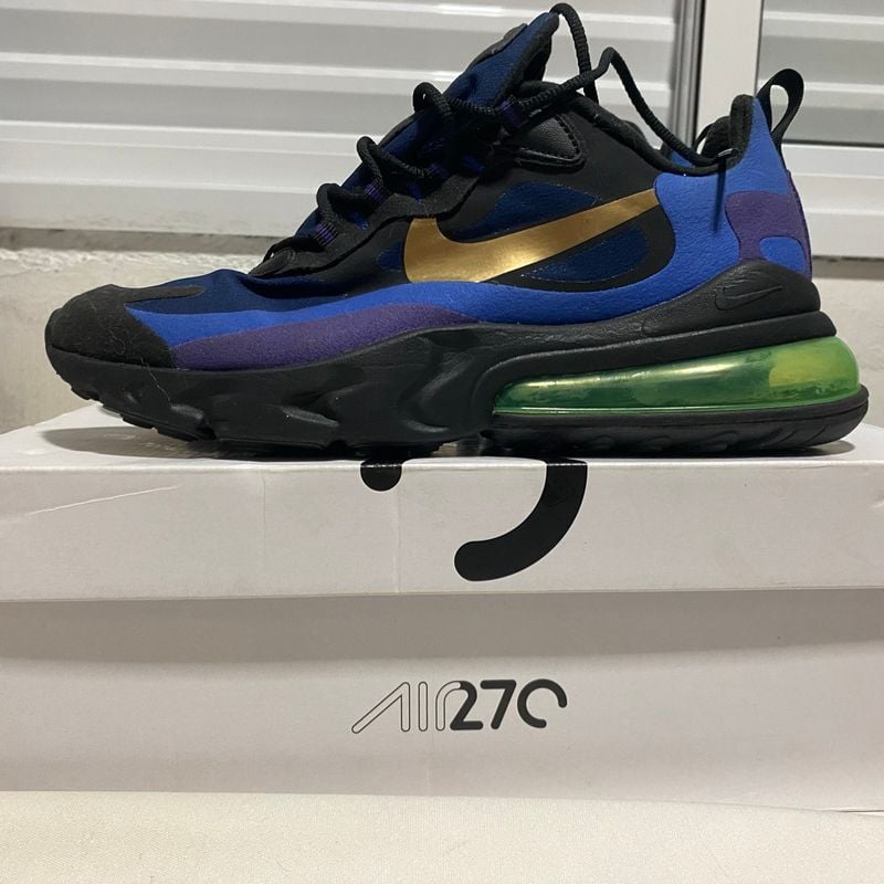 Nike Airmax Nike 270 React Blue And Purple Nike Air Max 270 React