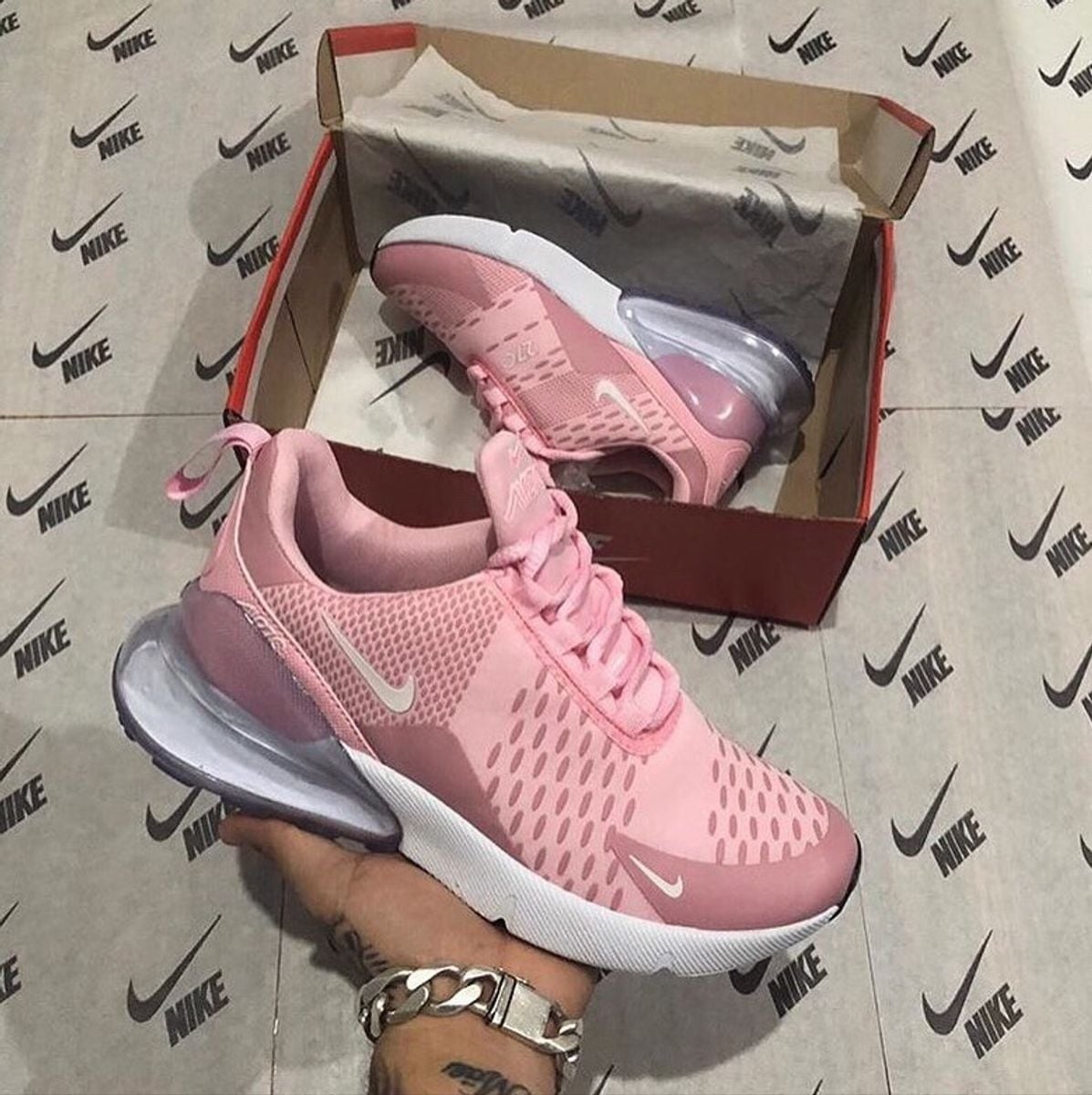 tenis nike air max transparentes