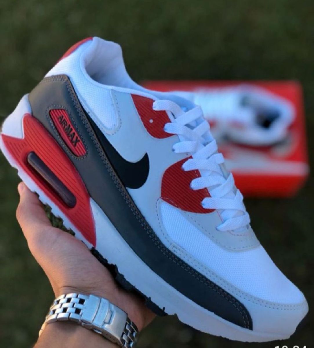 nike air max 90 feminino vermelho