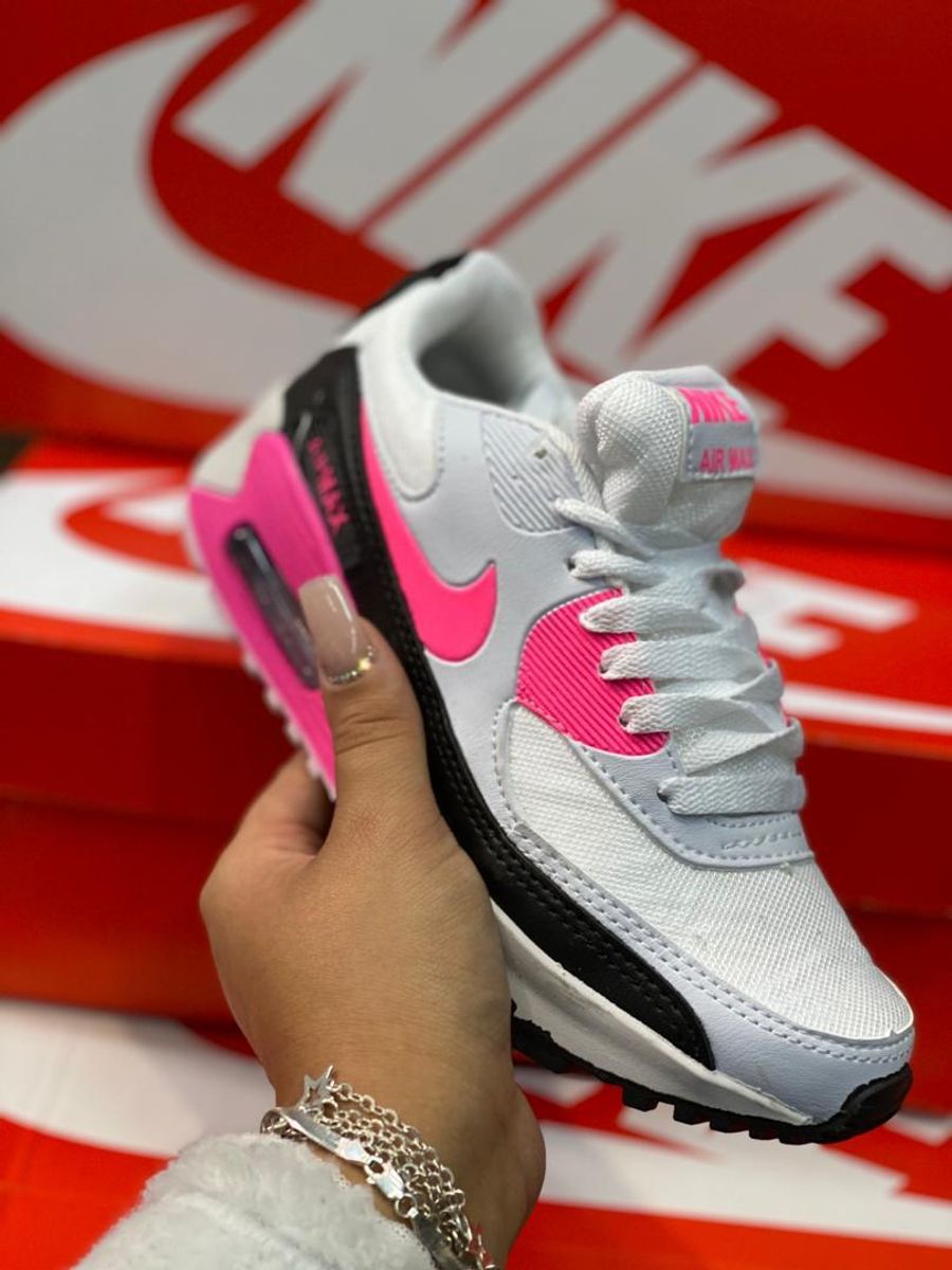 air max 90 rosa e preto