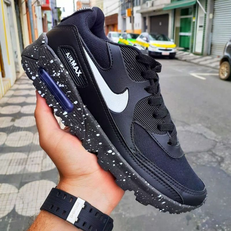 Air max 90 brush hot sale black