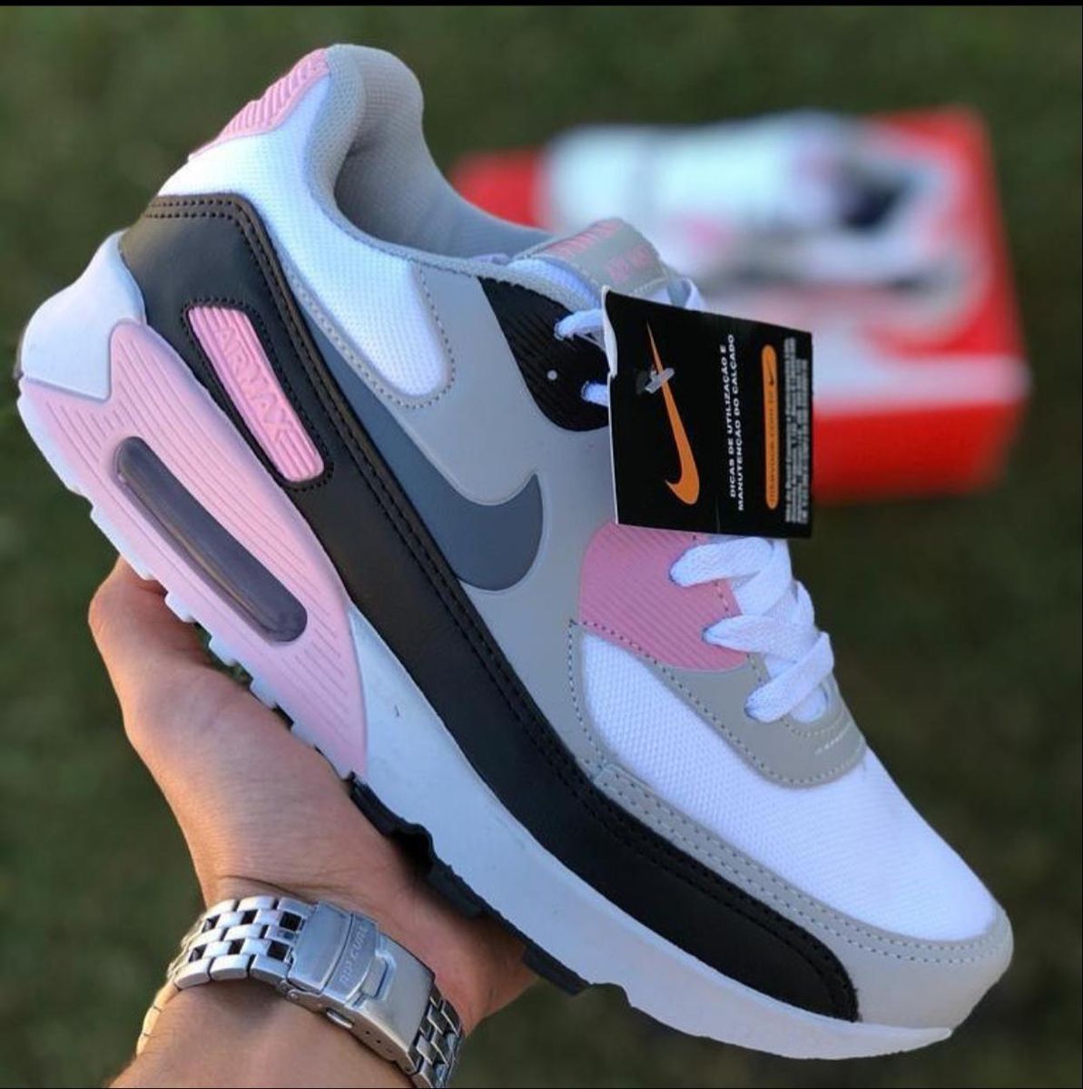 air max 90 cinza e rosa air max 90 cinza e rosa