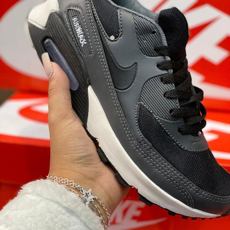 Nike air max 90 preto e cinza sale