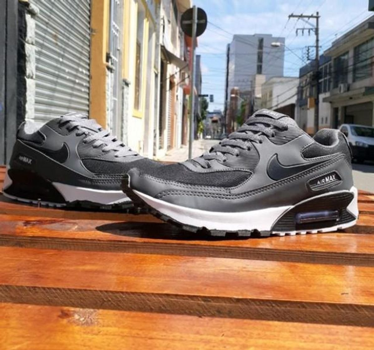 Tênis Nike Air Max Cinza Super Novidade N Tênis Feminino Nike Novo enjoei