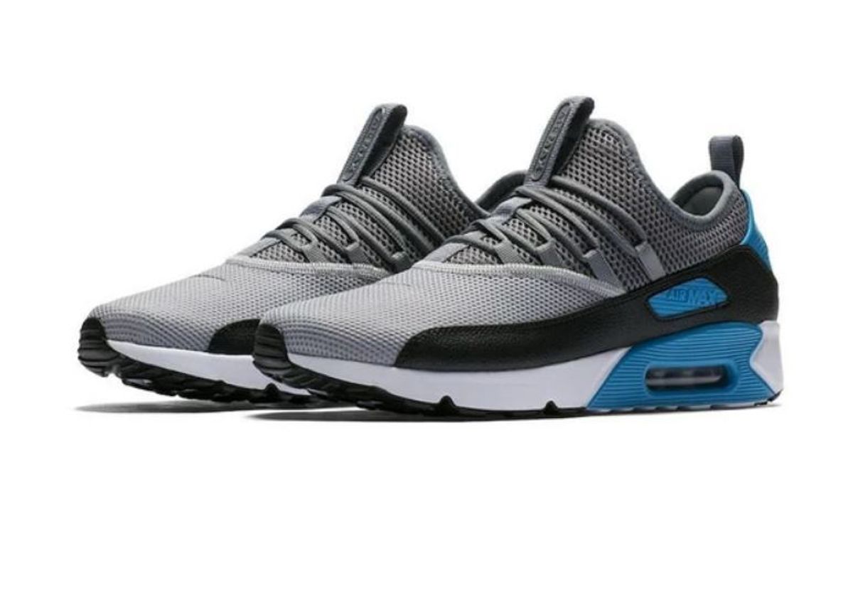 nike air max cinza e azul