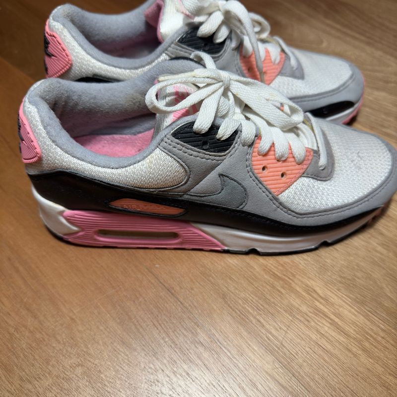 Tênis Feminino Air Max 90 Feminino Rose Tenis Air Max 90 Feminino
