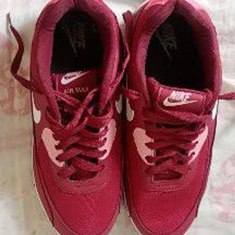 Tênis nike air max 90 essential feminino vinho sales