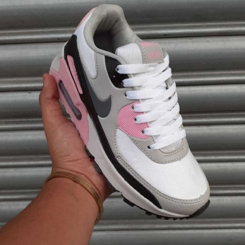 Tenis Nike Air Max 90 Grafite e Rosa 36 Tenis Feminino Nunca Usado 47082545 enjoei