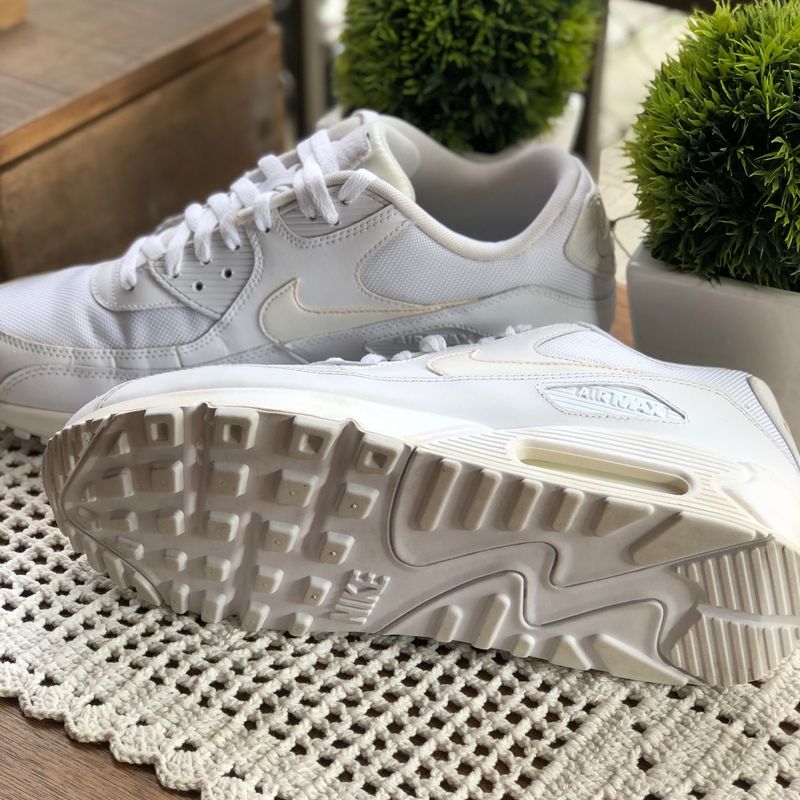 Nike air max outlet 90 leather branco