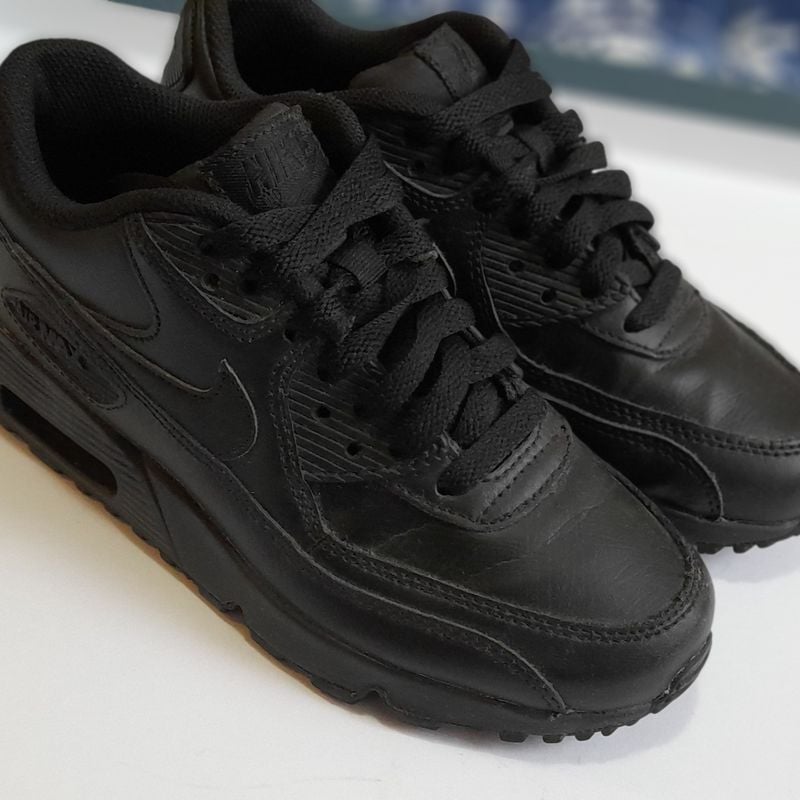 Tênis nike air max 90 leather hot sale gs infantil