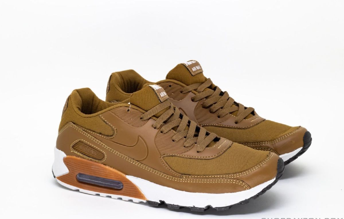 tenis nike air max 90 marrom