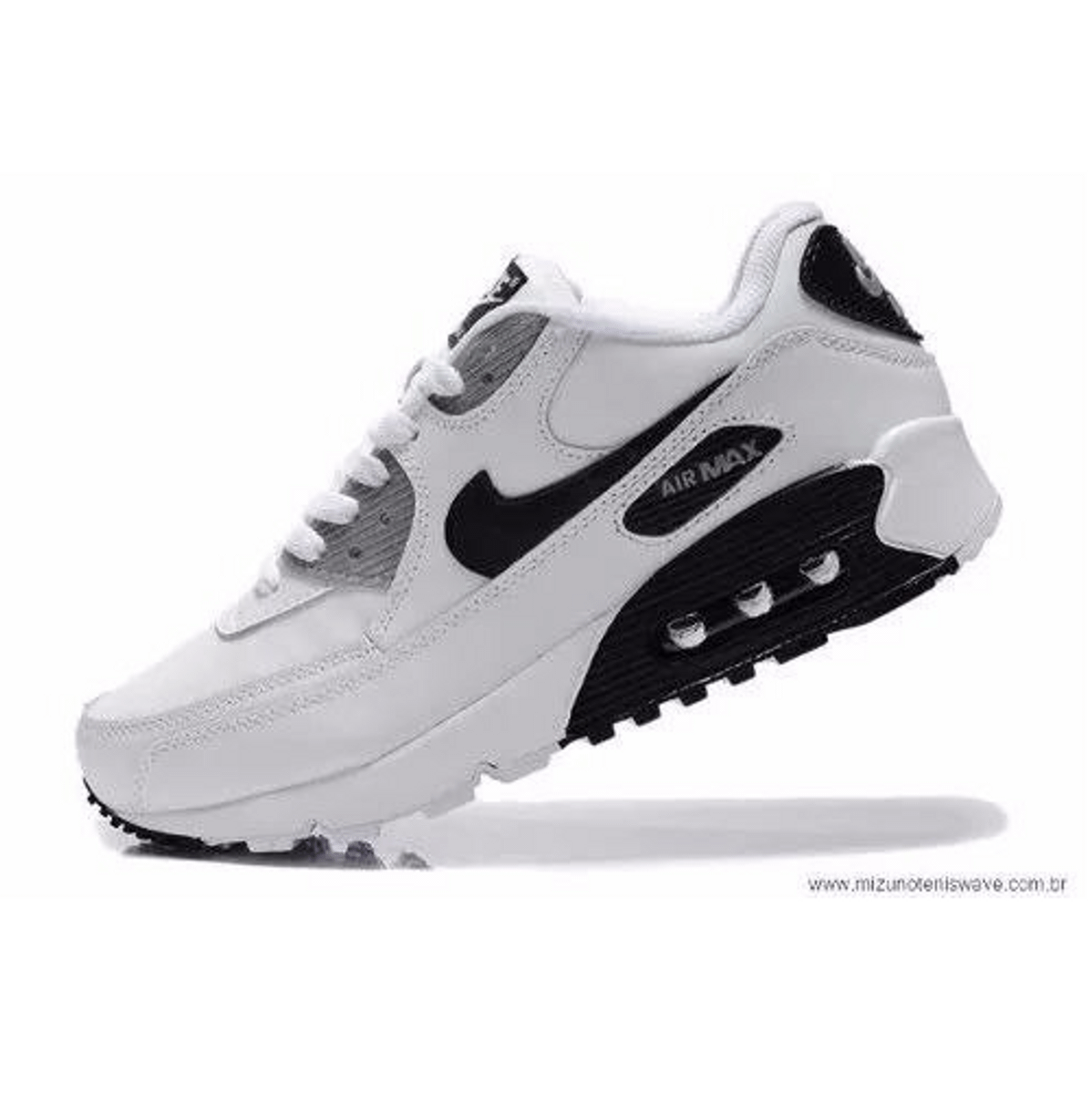 air max 90 feminino preto e branco